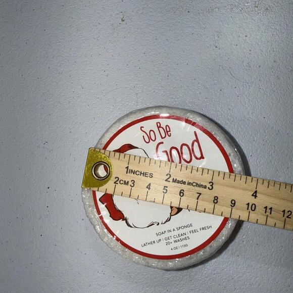 So Be Good For Goodness Sake Caren Soap In A Sponge Lather Up Get Clean New - Picture 7 of 7